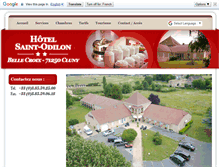 Tablet Screenshot of hotelsaintodilon.com